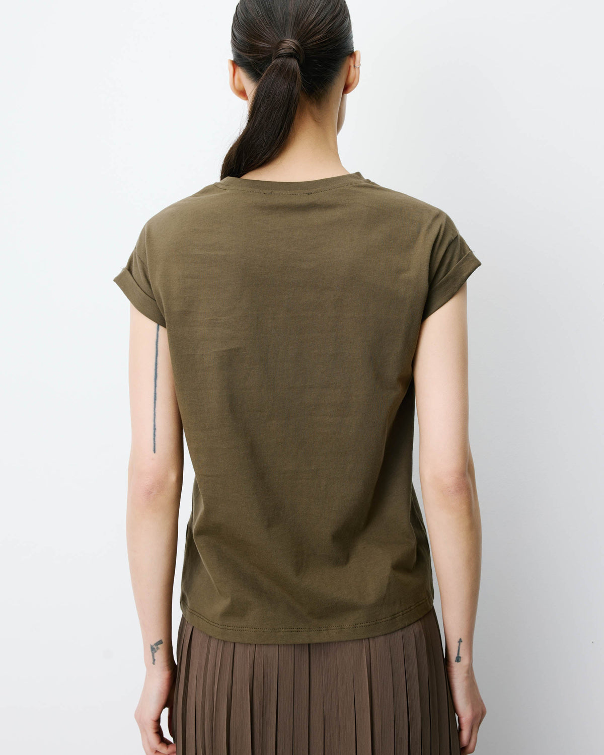 T-shirt Matcha Atlas couleur kaki