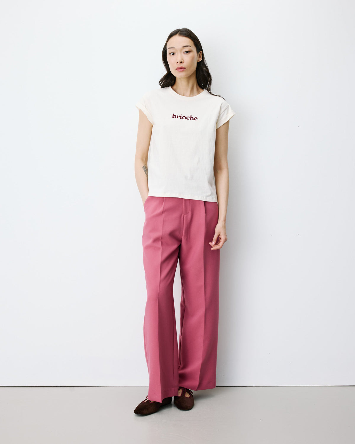 Grace & Mila | T-shirt ATLAS_17012 | Couleur SABLE
