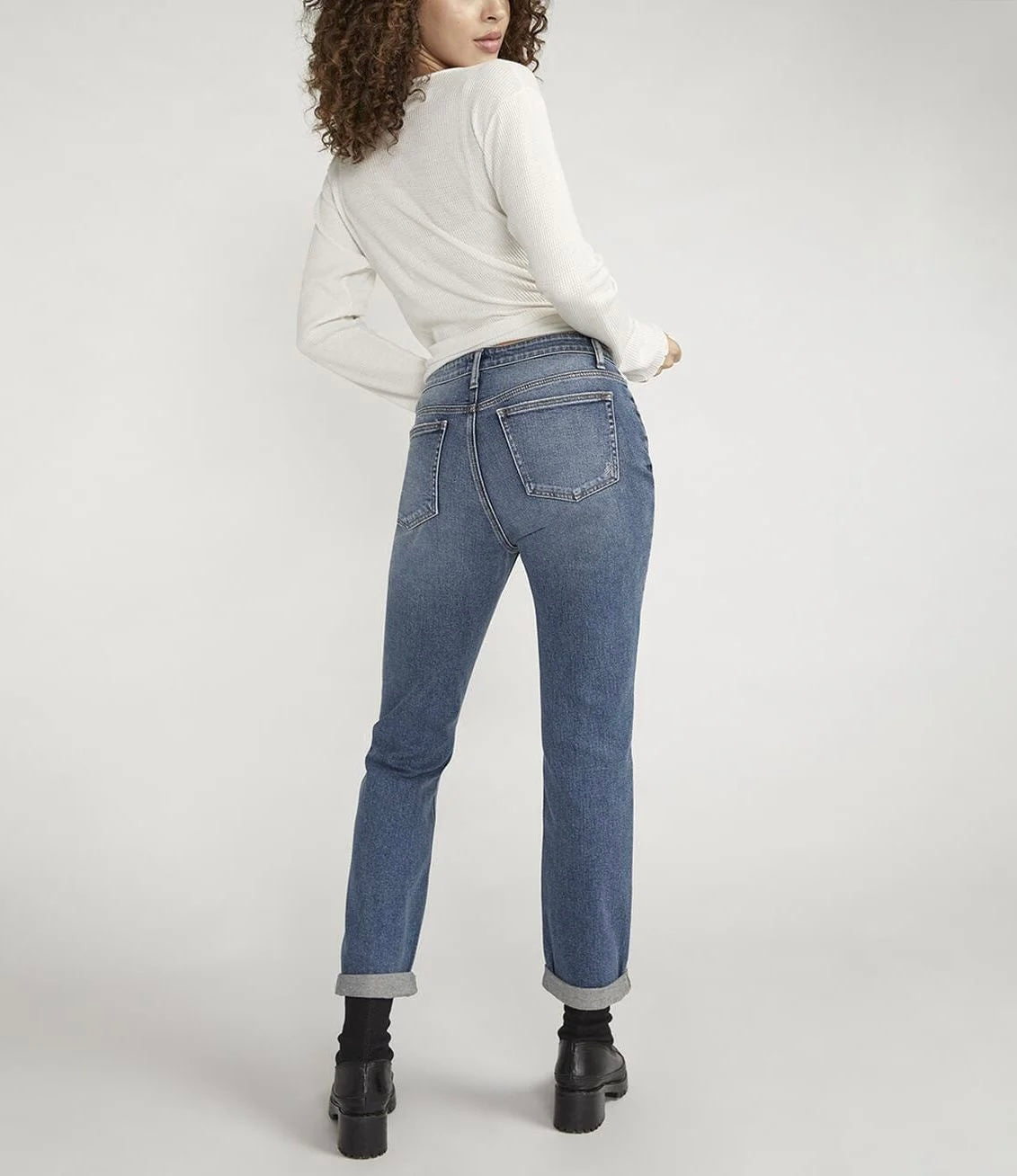 Beau boyfriend jambe étroite (slim leg)