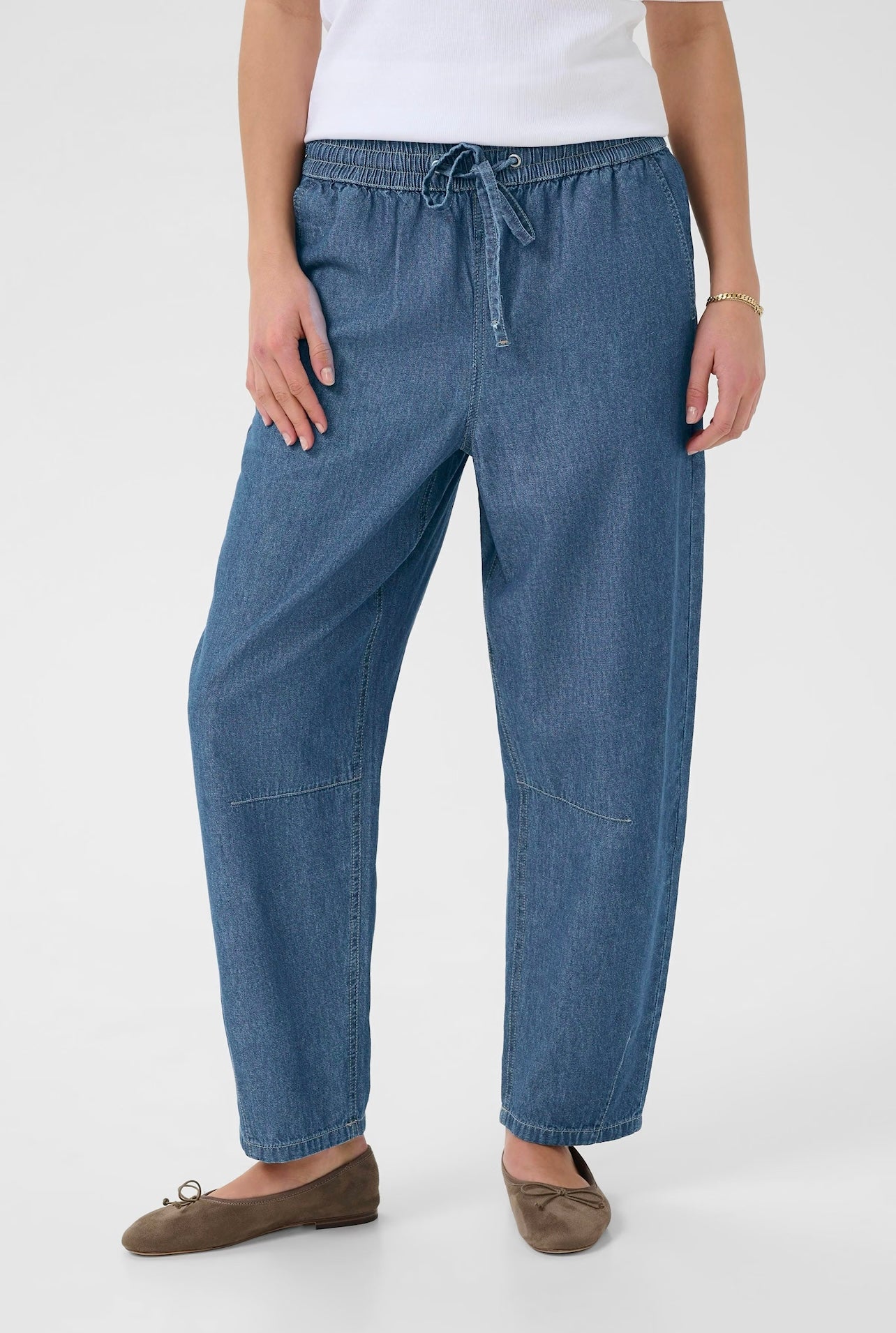 Luise jeans Barrel taille élastique