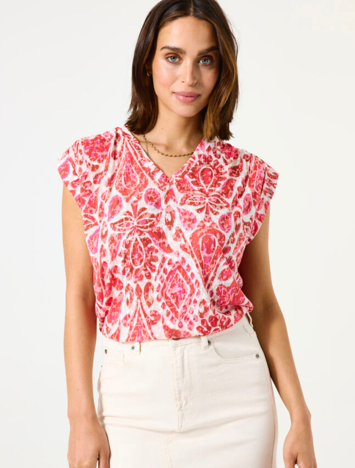 Garcia T-Shirt ruby-rouge