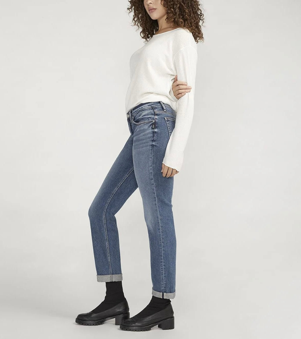 Beau boyfriend jambe étroite (slim leg)