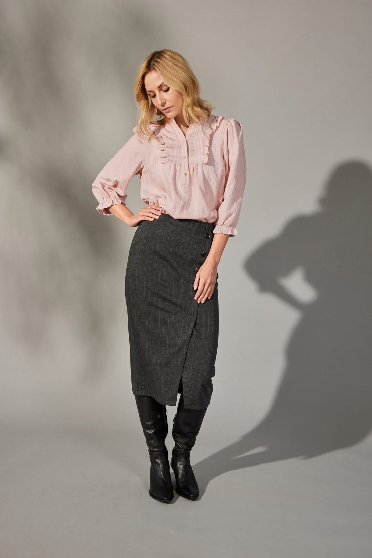 BTX Jupe Pinstripe Milano