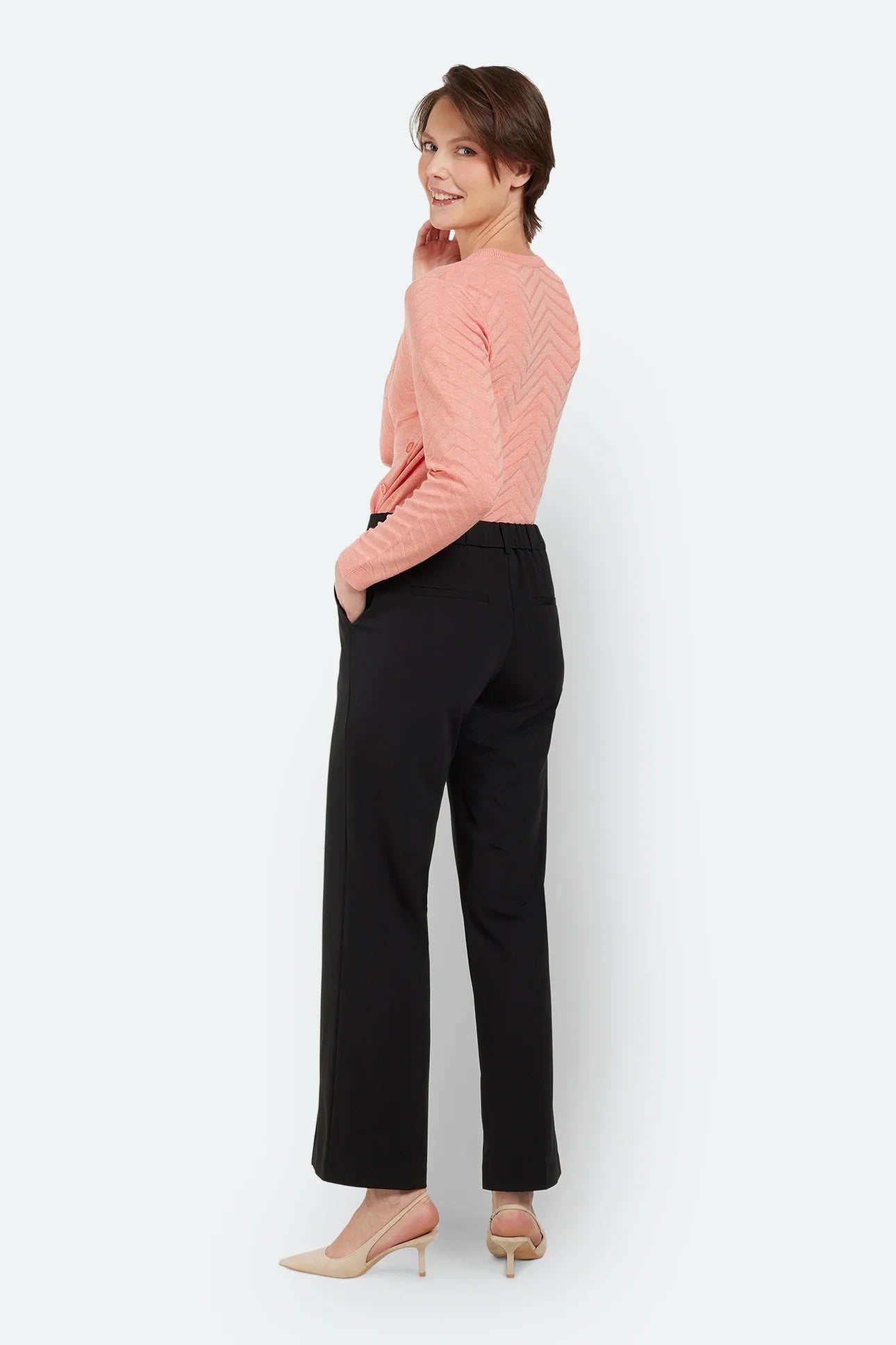 Pantalon jambe large