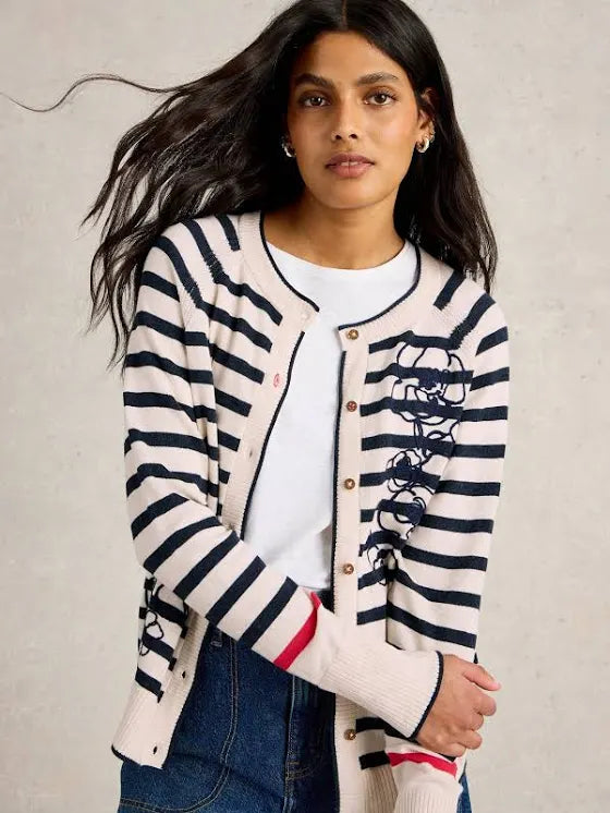 Cardigan Lulu avec broderies