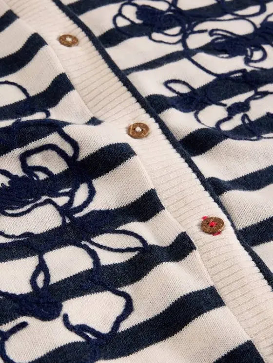 Cardigan Lulu avec broderies