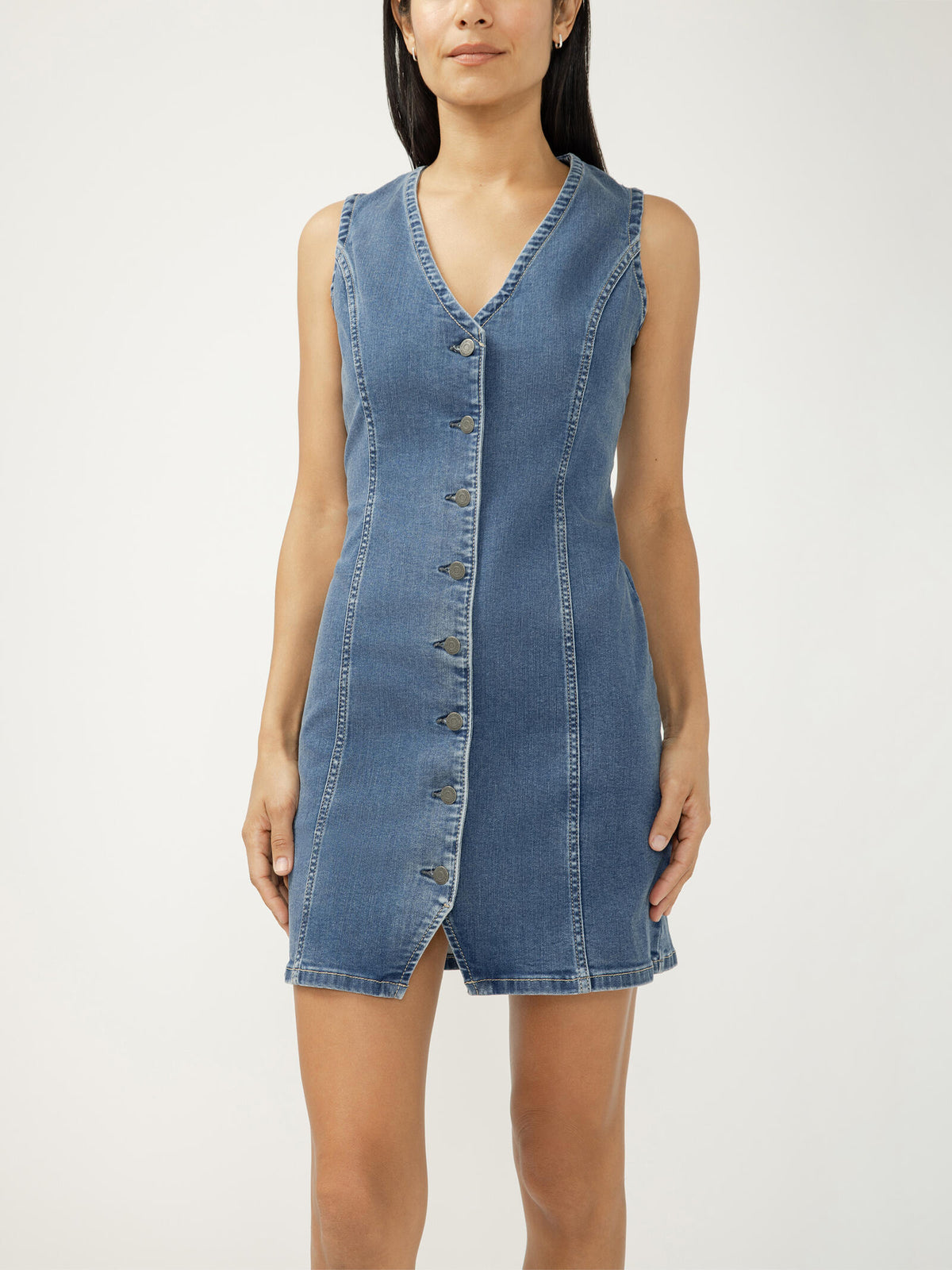 Silver Robe boutonnée en jean