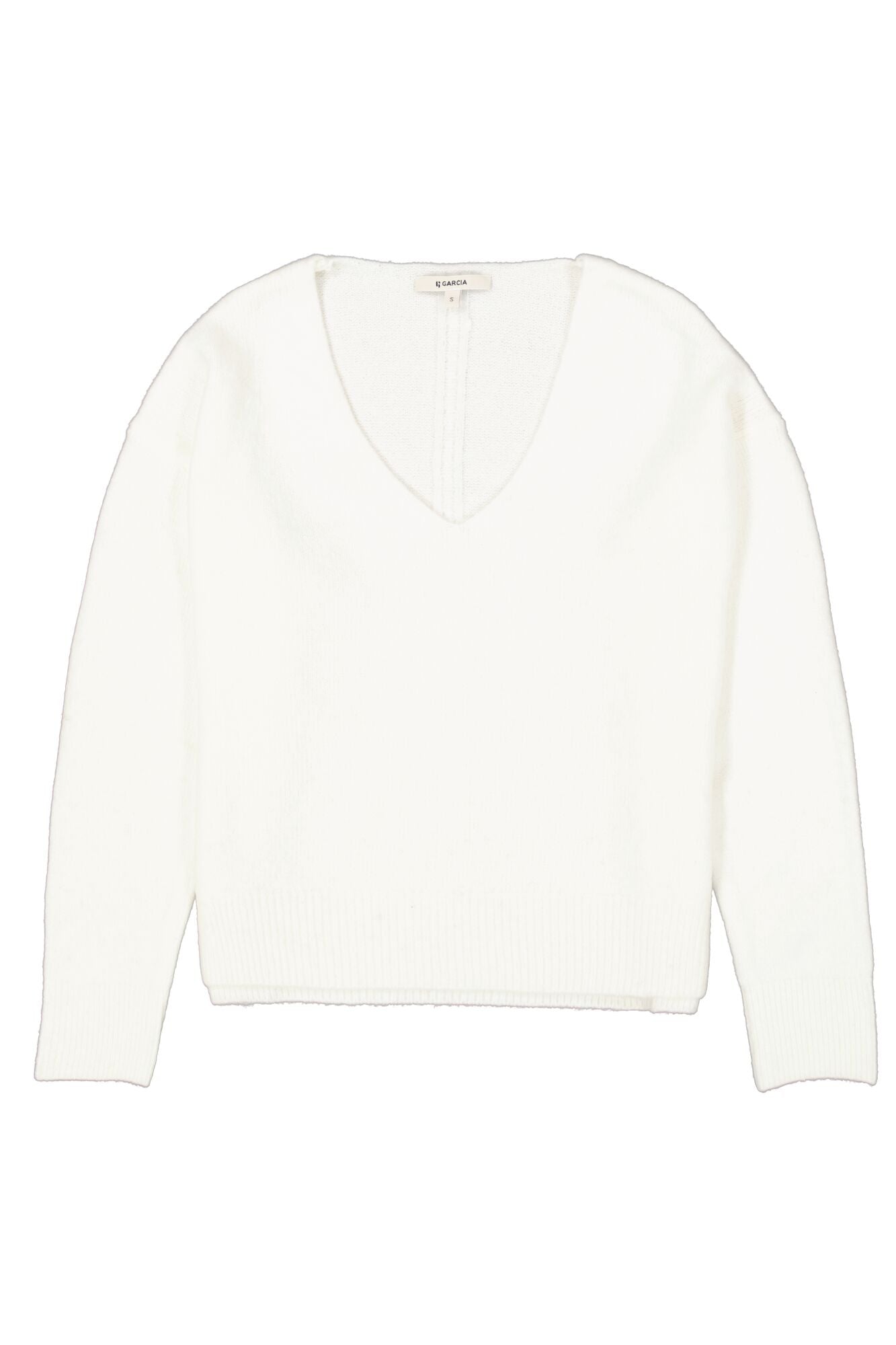 Chandail, détail de tricot au dos