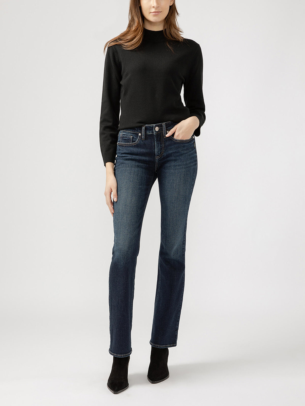 Silver SUKI SLIM BOOT