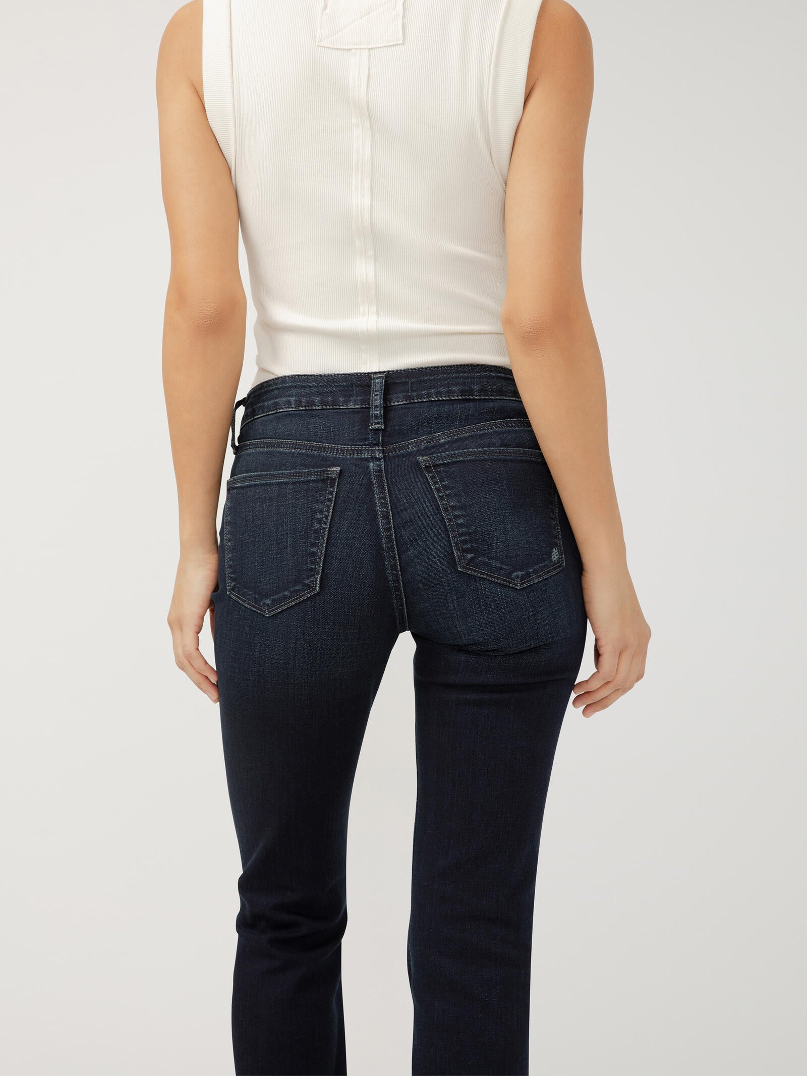 Suki Jean bootcut extensible de luxe taille mi-haute