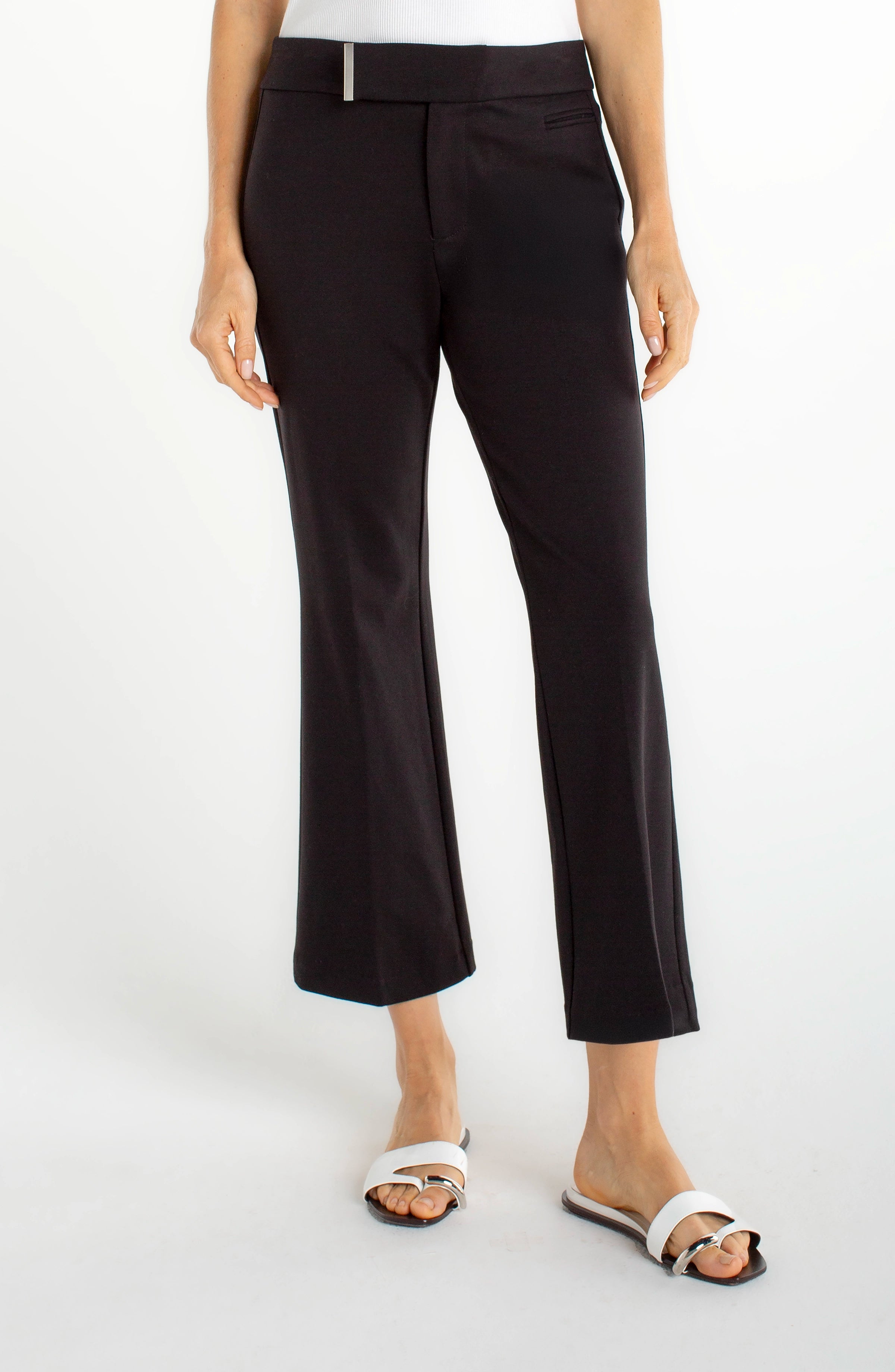 Pantalon CROP FLARE noir | LM4742M44
