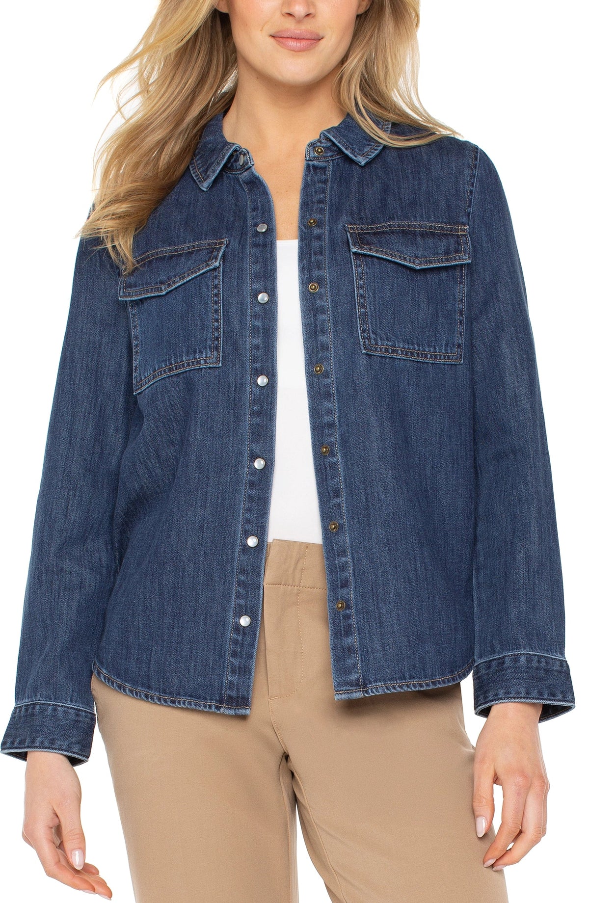 Liverpool Chemise en jeans avec poches