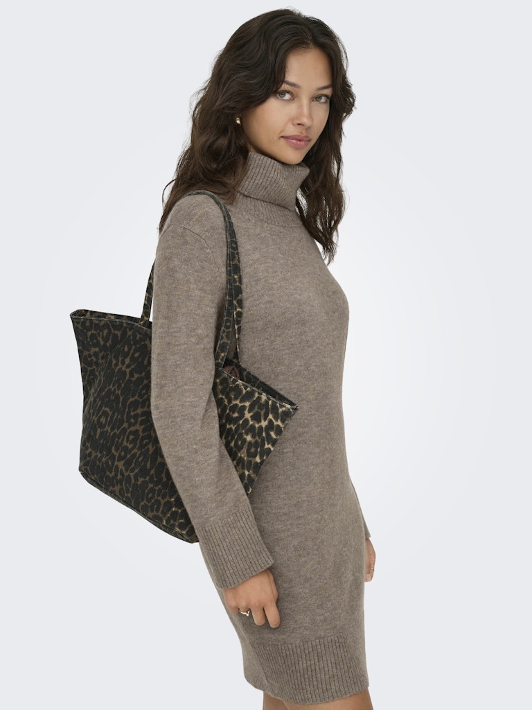 Only HOUSTON Robe en maille manche longue