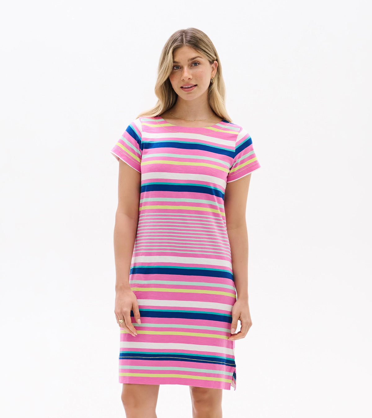 Hatley | Robe rayée s26csl1909 - Super Pink