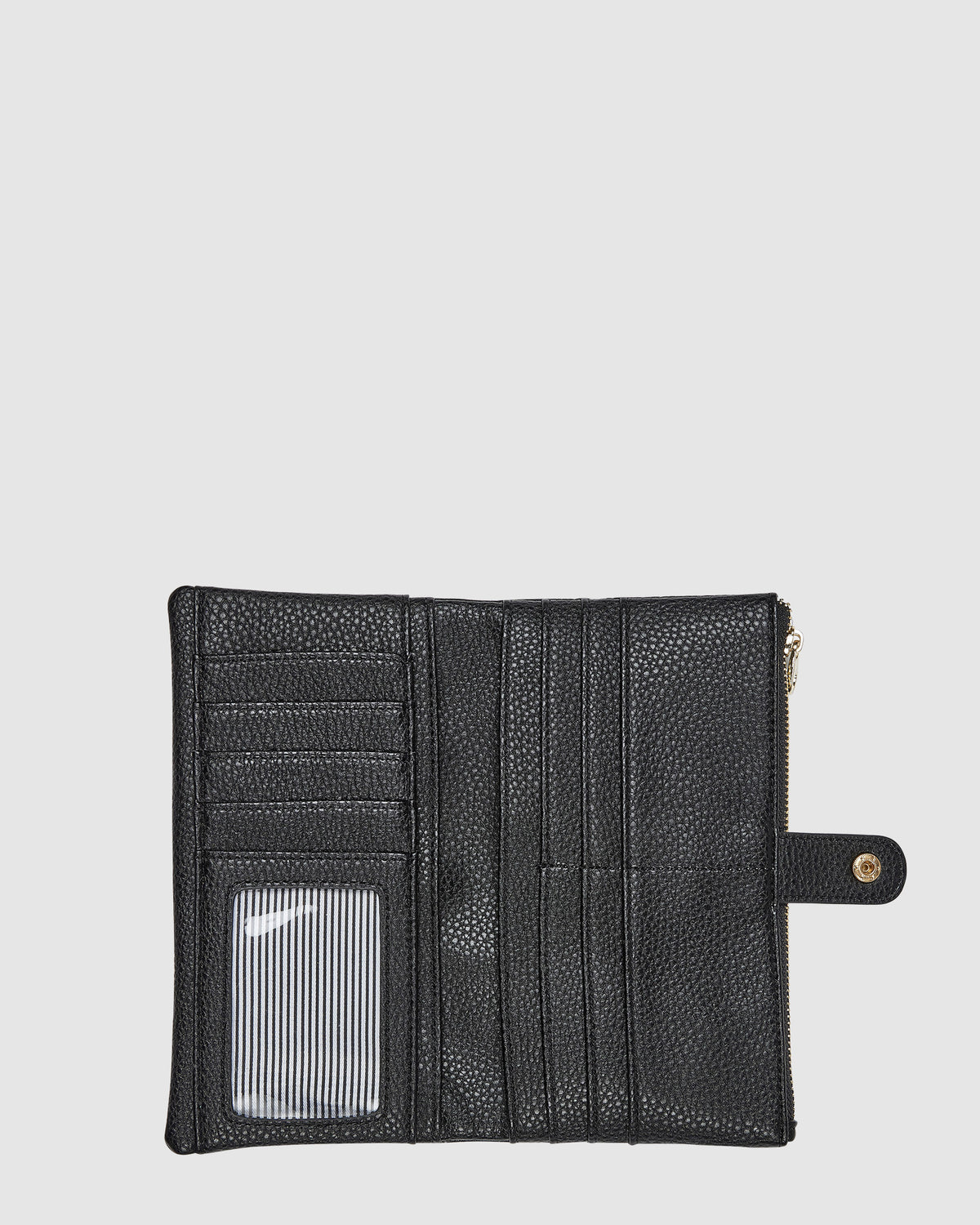 Portefeuille long Stella - Noir, chocolat ou olive