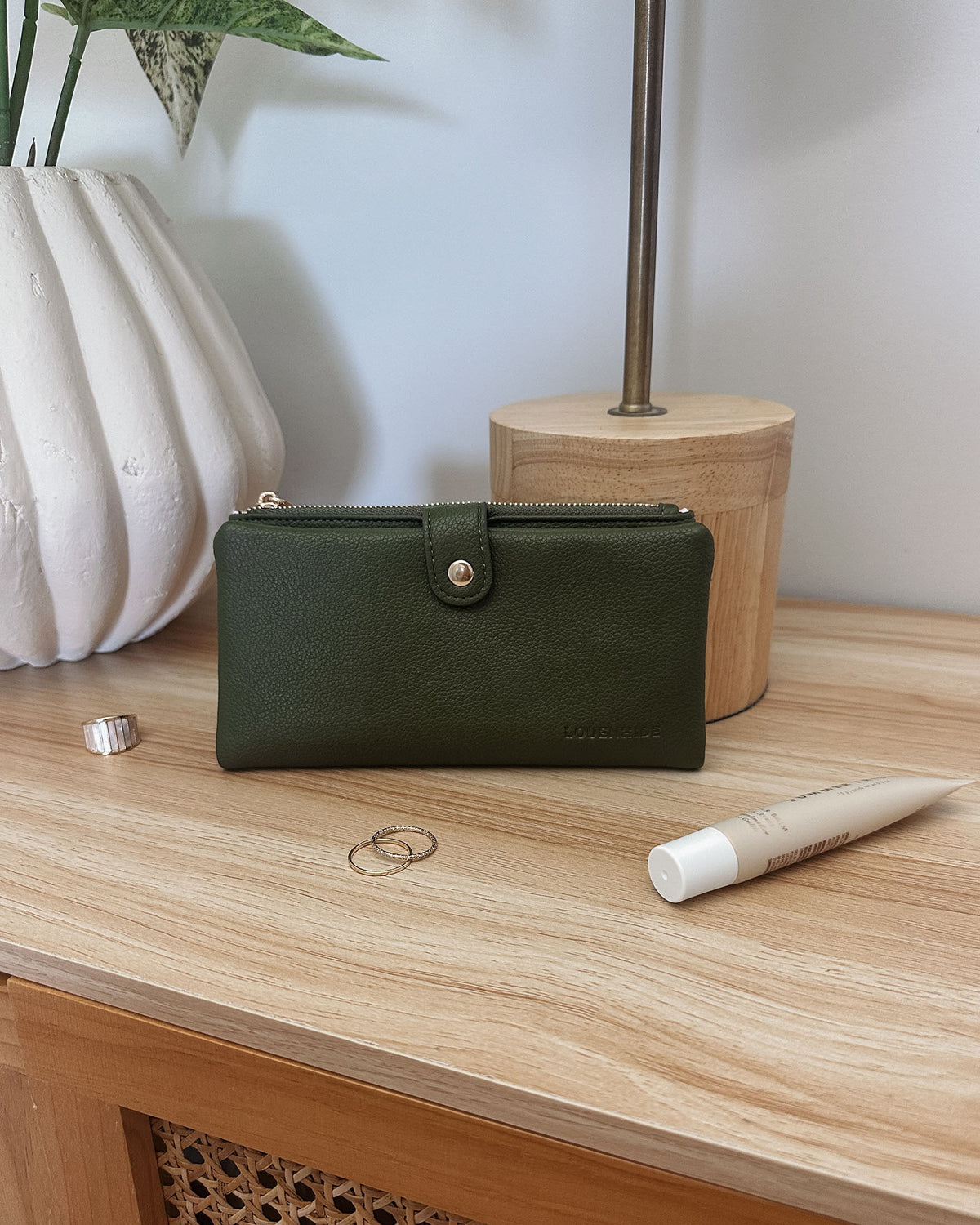 Portefeuille long Stella - Noir, chocolat ou olive