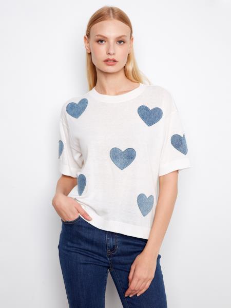 T-shirt C2947H - Coeurs