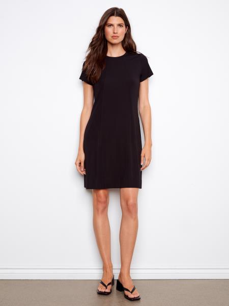 Robe en tricot C3228 - Noir