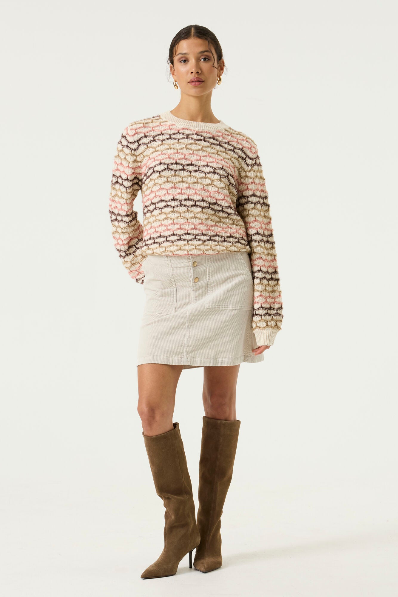 Pull nid d'abeille