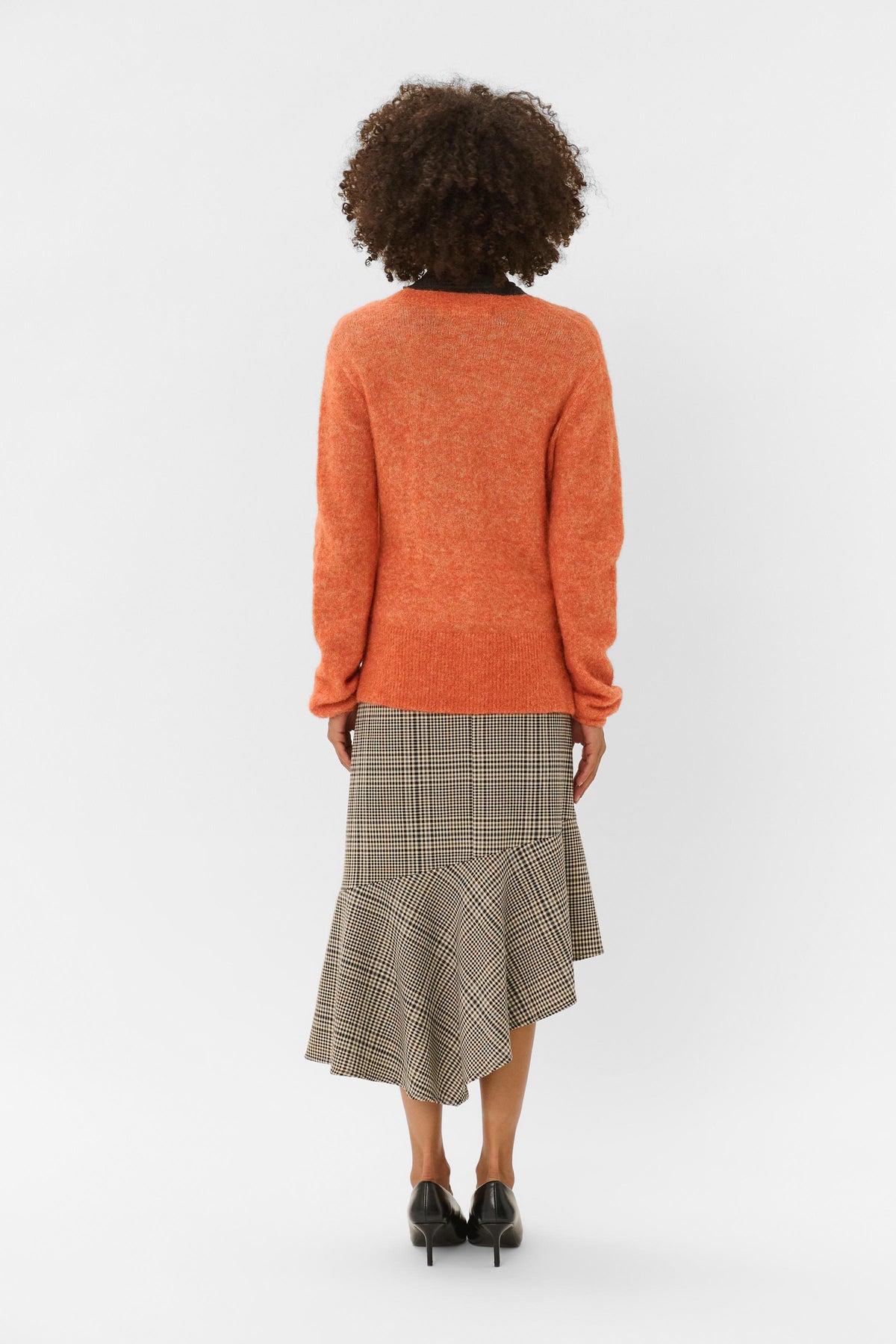 Cardigan CUbiebber orange chinée