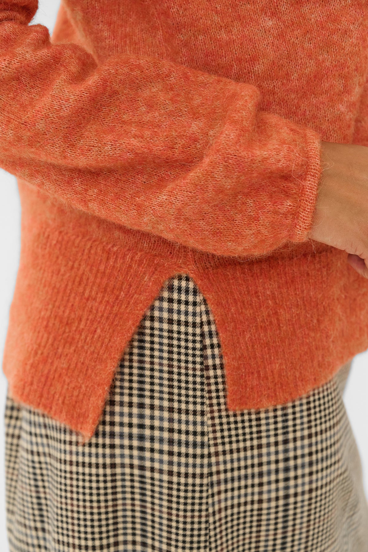 Cardigan CUbiebber orange chinée