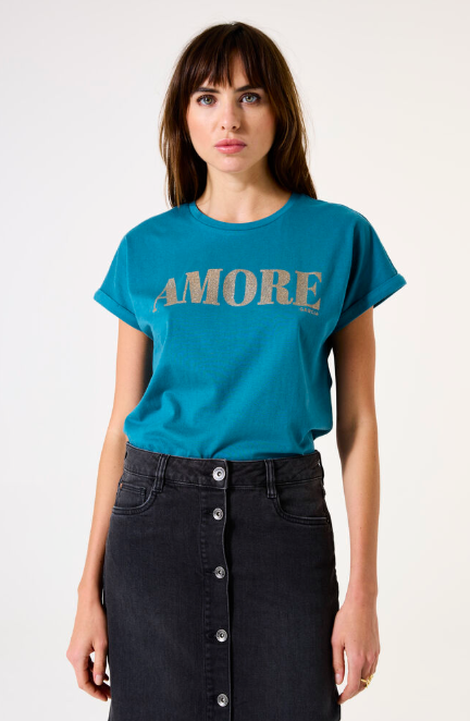 Garcia T-Shirt Amore, choix de couleur