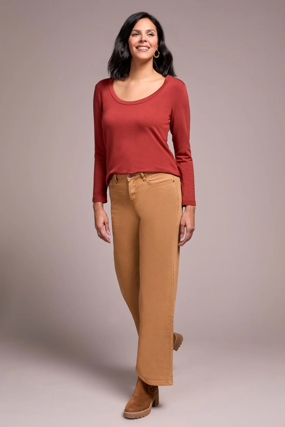 Brooke, Jean large, taille haute