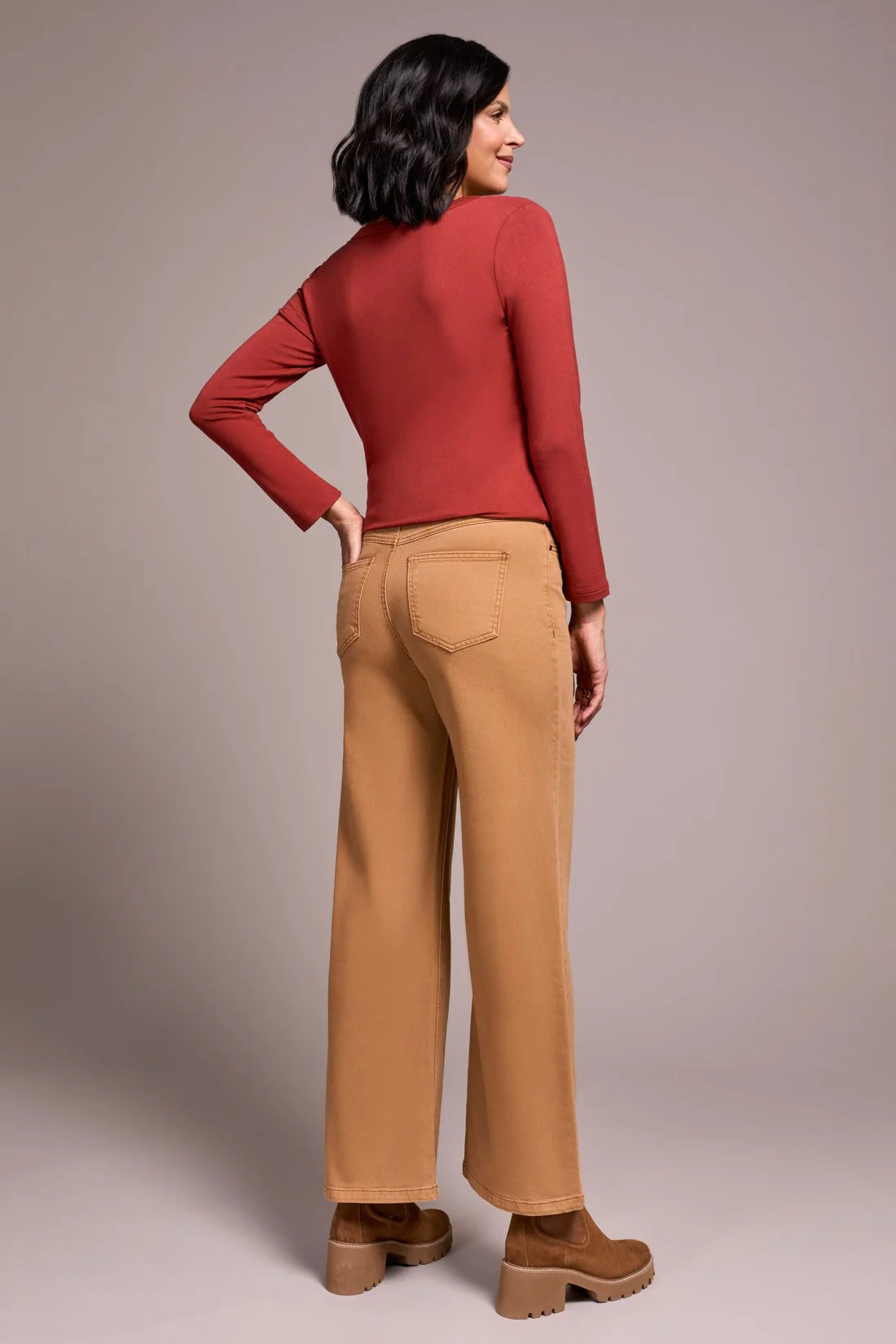 Brooke, Jean large, taille haute
