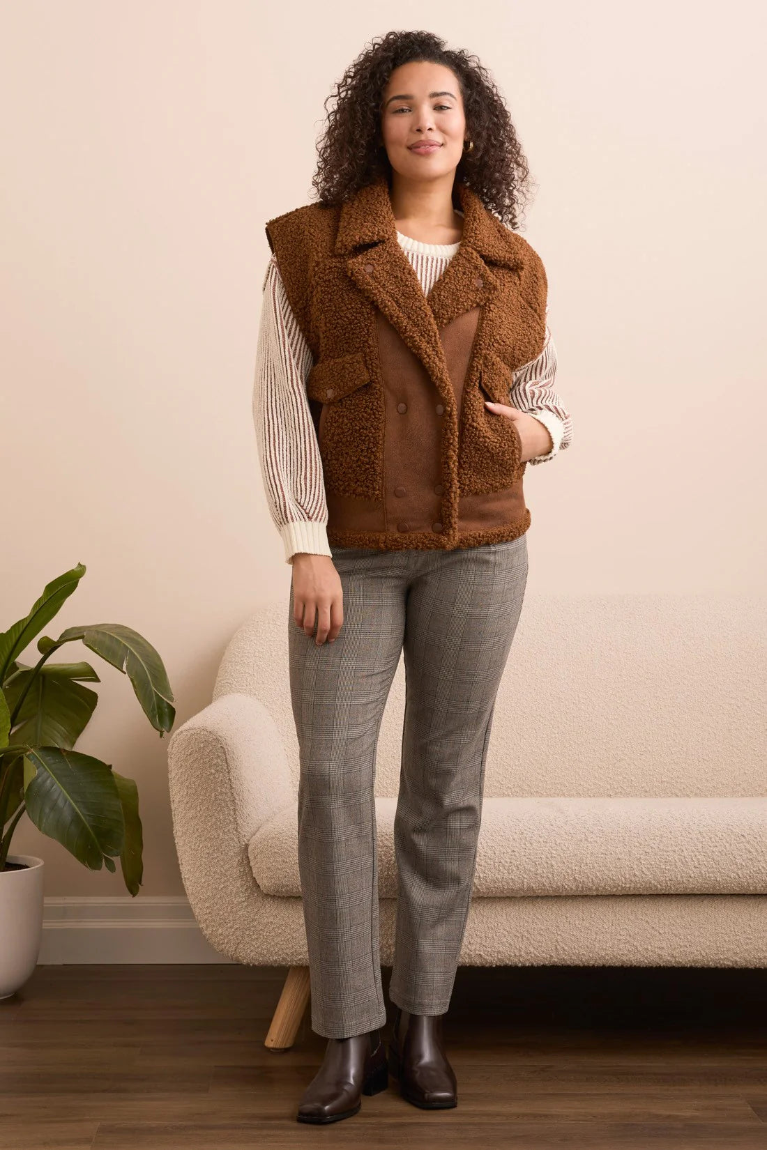 Tribal Veste  Sherpa sans manches