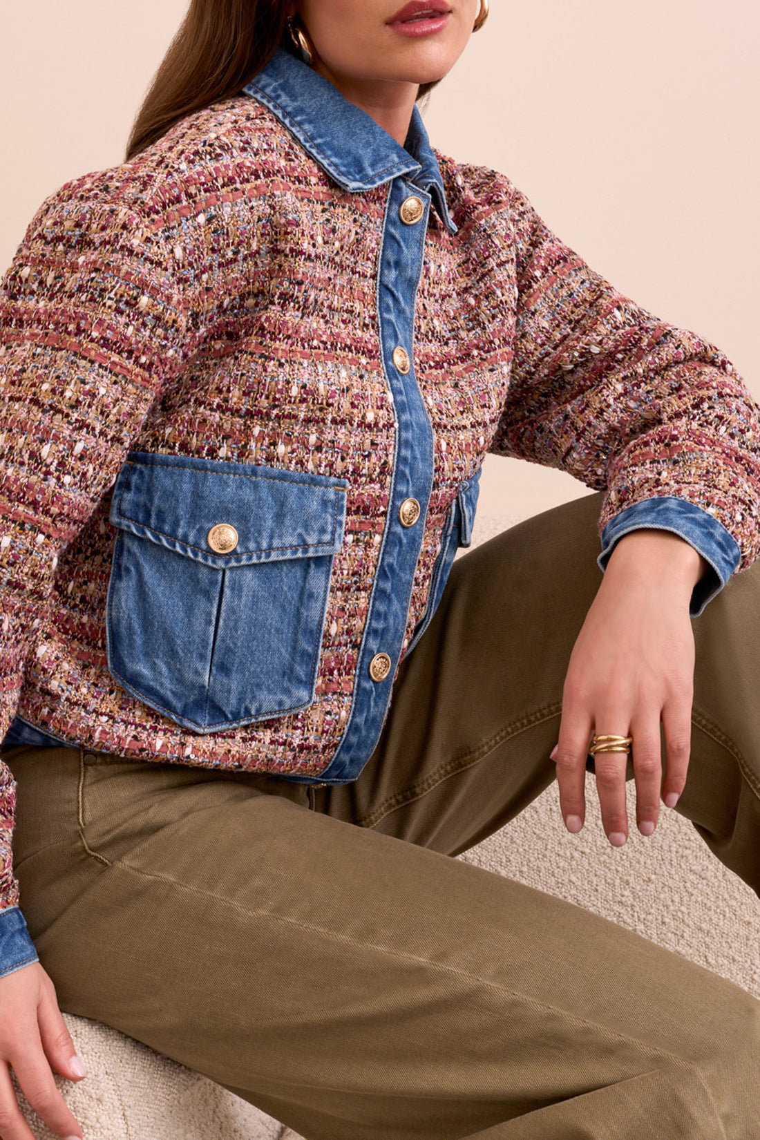 Tribal Jacket tweed et jeans