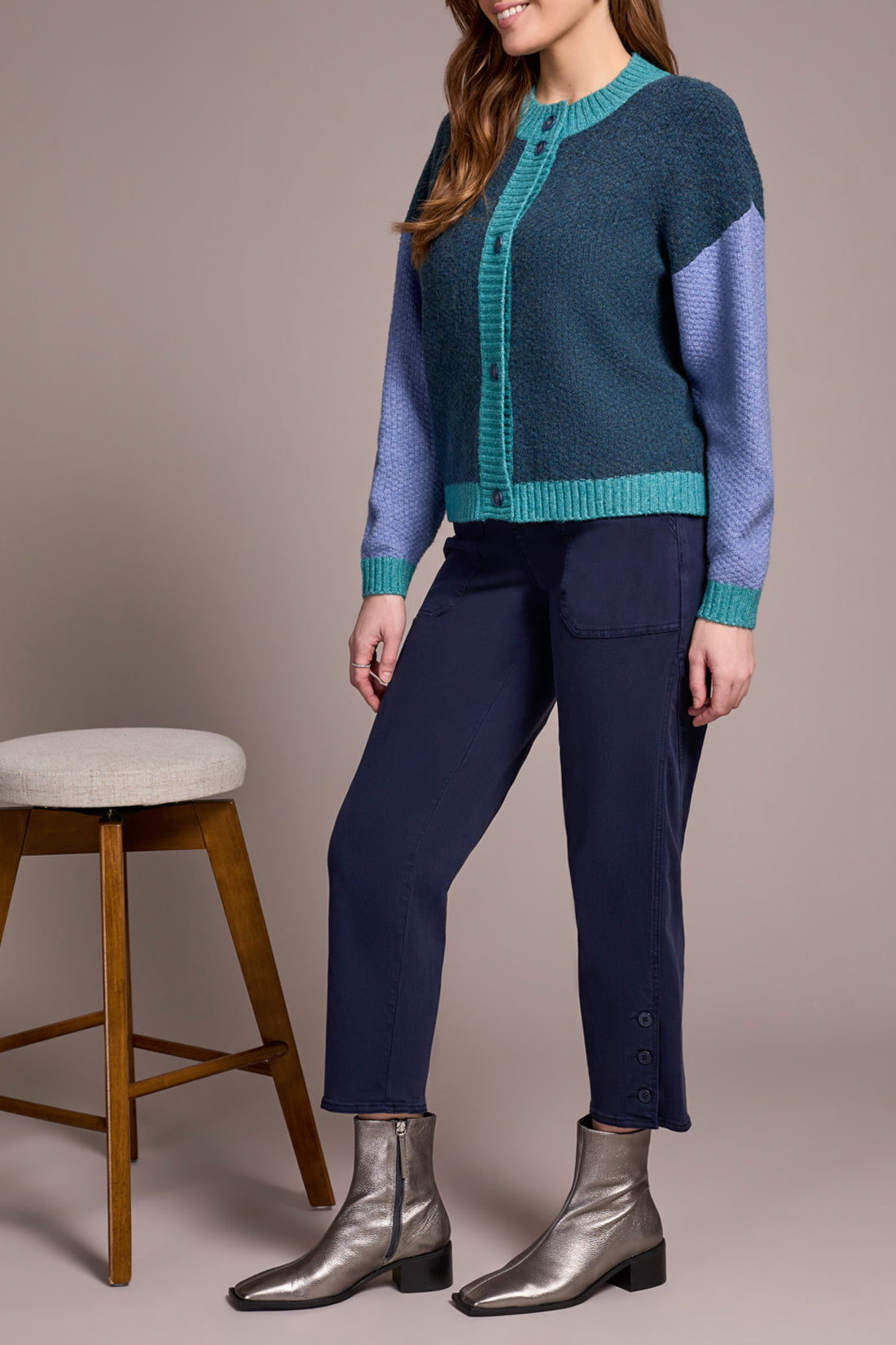 Tribal Cardigan détails de couleurs