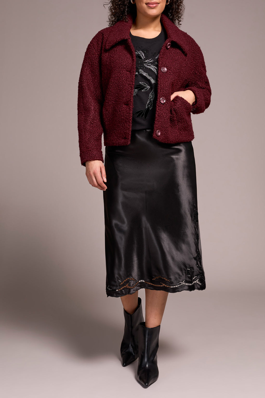 Tribal Veste courte bouclée